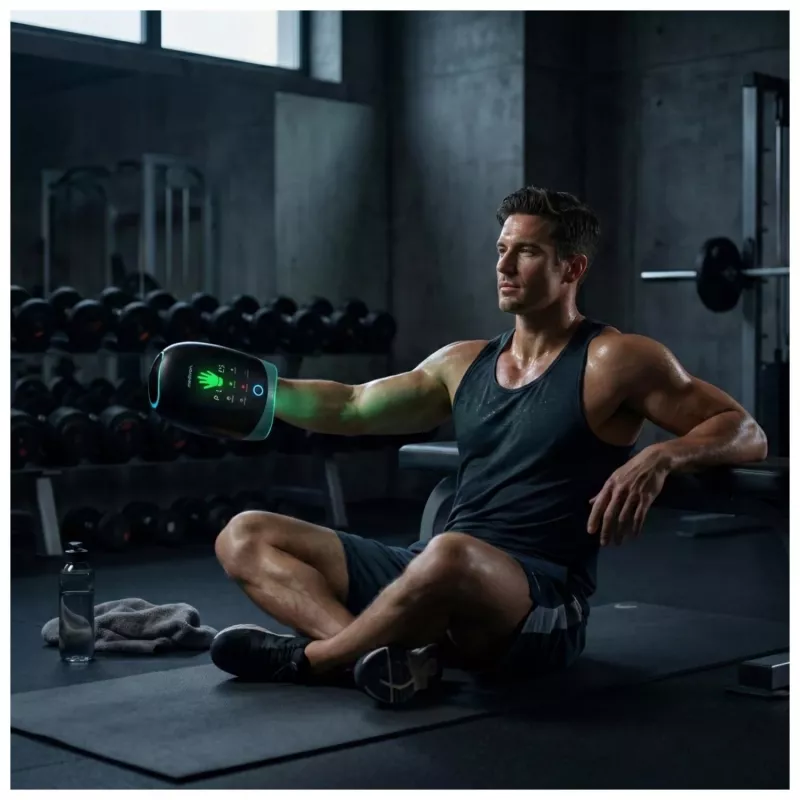 MEDIVON Hand Max Συσκευή μάλαξης χεριών και καρπού με θερμότητα, Μαύρο