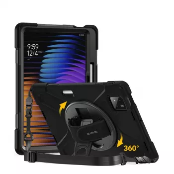 Crong Defender Plus Ανθεκτική θήκη για Xiaomi Pad 8 / 8 Pro / Pad 7 / 7 Pro 11,2 ίντσες – Μαύρο