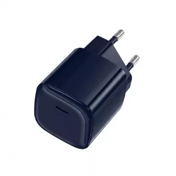 Crong NEO GaN 40W USB-C PD 3.2 Φορτιστής τοίχου με AVS - Μπλε ναυτικό