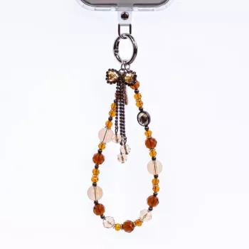 Crong Κρεμαστό κινητού Lanyard - Χρυσό φιόγκο