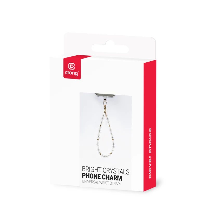 Crong Phone Charm - Κορδόνι με φωτεινά κρύσταλλα