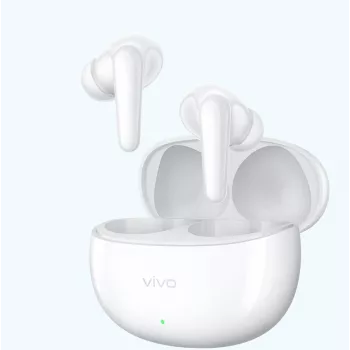 VIVO Buds Pro Ασύρματα ακουστικά με Ενεργή Ακύρωση Θορύβου, Bluetooth 5.2, aptX Adaptive, 29h μπαταρία, IP52, Λευκό