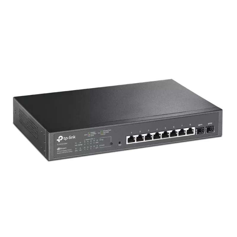 TP-Link JetStream 10-Port Gigabit Smart PoE Switch με 8-Port PoE+