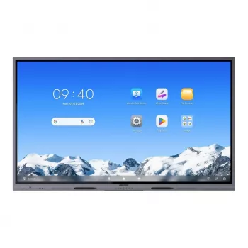 Hikvision DS-D5C75RB/A2L 75 ίντσες 4K διαδραστική οθόνη, Android 14 (αναβαθμίσιμο σε 16 EDLA), 40 σημείων IR αφή, 8GB RAM, 128GB αποθηκευτικός χώρος, Wi-Fi 6, Bluetooth 5.2, 3x HDMI, USB-C, 2x15W ηχεία, 8 μικρόφωνα, VESA 800x400
