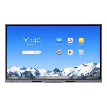 Hikvision DS-D5C75RB/A2L 75 ίντσες 4K διαδραστική οθόνη, Android 14 (αναβαθμίσιμο σε 16 EDLA), 40 σημείων IR αφή, 8GB RAM, 128GB αποθηκευτικός χώρος, Wi-Fi 6, Bluetooth 5.2, 3x HDMI, USB-C, 2x15W ηχεία, 8 μικρόφωνα, VESA 800x400