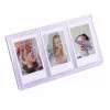 LOVEINSTANT Τριπλή κορνίζα βάσης για εκτυπώσεις Instax Mini & Zink 2x3 ιντσών – Μωβ