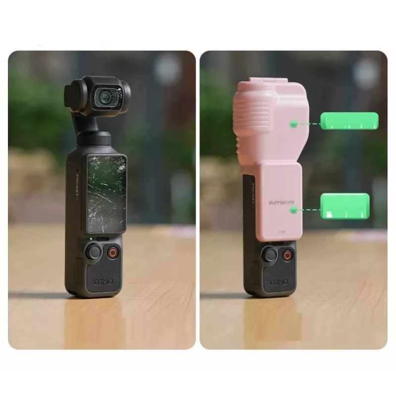 SUNNYLIFE Θήκη προστασίας για DJI Osmo Pocket 4 – Ροζ