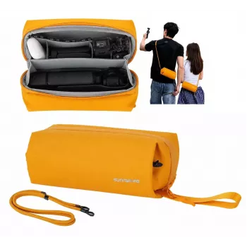 Sunnylife B018-Y Τσάντα οργάνωσης για DJI Osmo Pocket 3 / Insta360 X5 / Go 3S, Κίτρινο