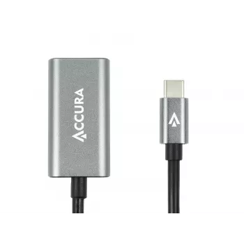 Accura Καλώδιο προσαρμογέα USB-C σε HDMI 4K 60Hz M/F 0,23m