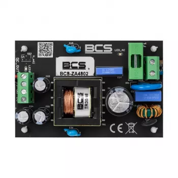 BCS BCS-ZA4802 4-κάναλος παθητικός πομποδέκτης video balun για AHD/TVI/CVI/CVBS μέσω UTP, Μαύρο