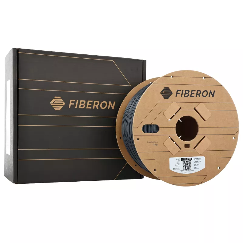 Polymaker Fiberon PPS-CF10 νήμα 3D εκτυπωτή, 1,75 mm, 3 kg, μαύρο
