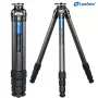 Leofoto LS-284CEX Carbon Fiber Ranger Leveling Τρίποδο με ενσωματωμένη βάση οριζοντίωσης