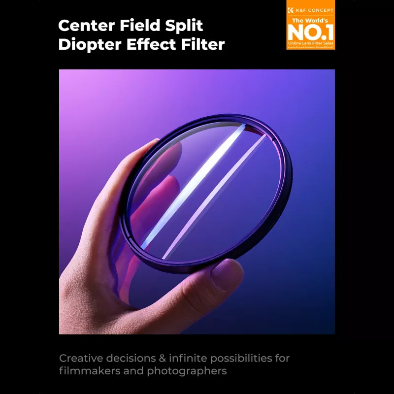 KF Concept 82mm Nano-B Center Field Split Diopter Φίλτρο +0.5