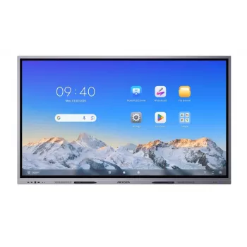 Hikvision DS-D5C86RB/A 86 ίντσες 4K UHD Διαδραστική οθόνη αφής με Android 11, κάμερα 8MP, συστοιχία 8 μικροφώνων, 2×15W ηχεία