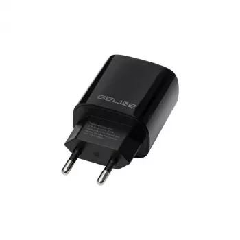 Beline GaN 30W USB-C PD + USB-A QC Φορτιστής τοίχου Μαύρο (μόνο φορτιστής)