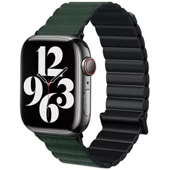 Beline Magnetic Pro Βραχιόλι για Apple Watch 38/40/41mm Μαύρο/Πράσινο