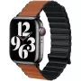 Beline Magnetic Pro Βραχιόλι για Apple Watch 38/40/41mm Μαύρο/Καφέ