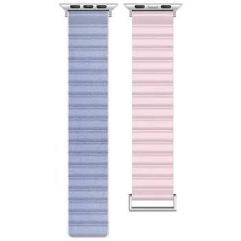 Beline Magnetic Pro Βραχιόλι για Apple Watch 42/44/45/49mm Ροζ/Sierra Blue