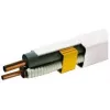 IVENSIS IPDT60 Λευκό κανάλι εγκατάστασης καλωδίων 60x40 mm 2 m PVC