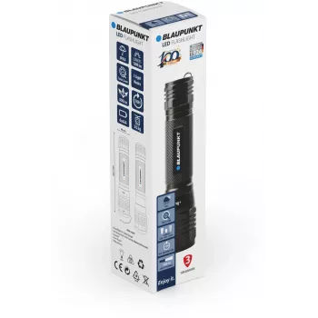 Blaupunkt BT-FL8066 φακός LED με zoom, 1600 lm (BLAUPUNKTBT-FL8066)