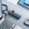 ORICO PDD4U-U3 4-Port USB 3.0 Hub - Γκρι