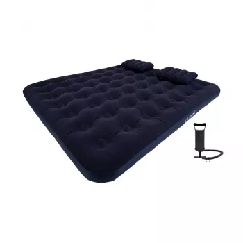 AVENLI XXL Σετ φουσκωτού στρώματος 203x183x22 cm Queensize με τρόμπα ποδιού και σετ επισκευής