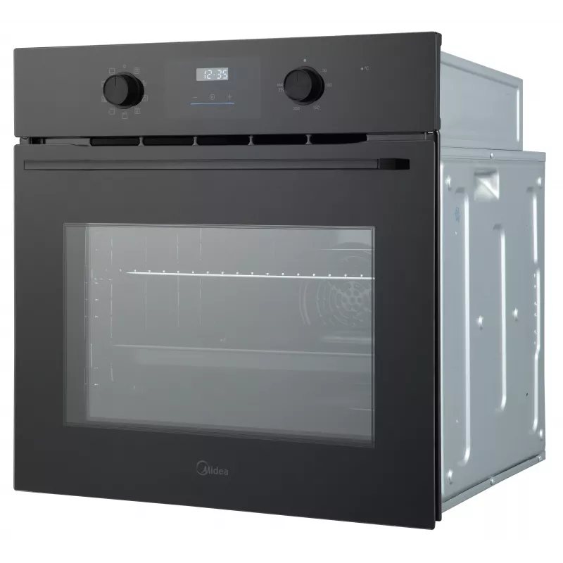 Midea MBO65M80D2-BK Εντοιχιζόμενος ηλεκτρικός φούρνος, 70 l, 3 kW, A, Μαύρο