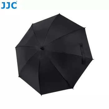 JJC Ομπρέλα βροχής κάμερας με στήριξη Super-Clamp, άνοιγμα σιαγόνας 63 mm, σπείρωμα 1/4 inch & 3/8 inch, μαύρο