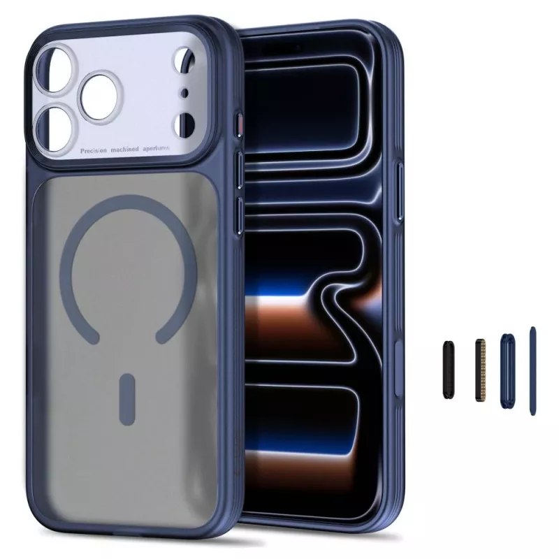 TECH-PROTECT MagPrime Θήκη MagSafe για iPhone 17 Pro / 18 Pro, Ματ Σκούρο Μπλε
