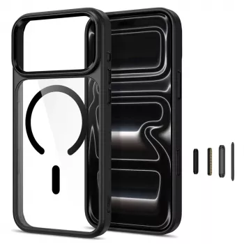 Tech-Protect Magmat Θήκη MagSafe για iPhone 17 Pro / 18 Pro Μαύρο/Διαφανές