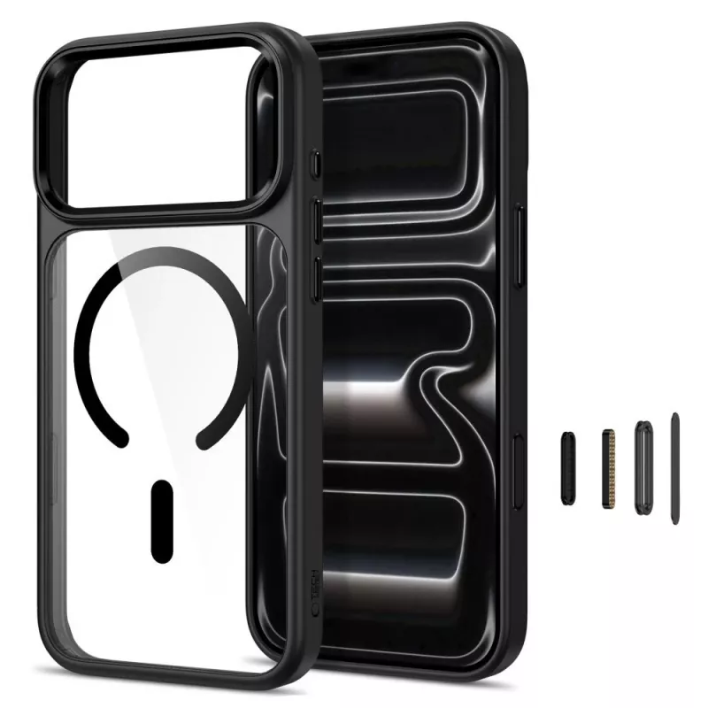 Tech-Protect Magmat Θήκη MagSafe για iPhone 17 Pro / 18 Pro Μαύρο/Διαφανές