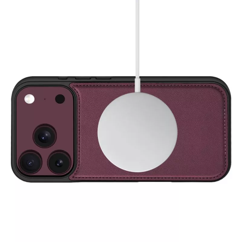 TECH-PROTECT Θήκη πορτοφόλι MagSafe για iPhone 17 Pro / 18 Pro, Maulbeer