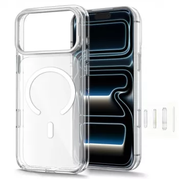 TECH-PROTECT MAGSTAND Θήκη MagSafe Clear για iPhone 17 Pro / 18 Pro με αναδιπλούμενη βάση