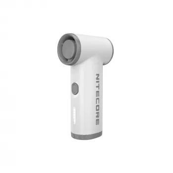 Nitecore NEF Nano Φορητός ανεμιστήρας Λευκό - Επαναφορτιζόμενος USB-C, 3 ταχύτητες, μπαταρία 2500mAh