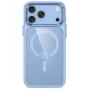 Tech-Protect Magmat MagSafe Clear Case για iPhone 17 Pro / 18 Pro - Ανοιχτό μπλε πλαίσιο