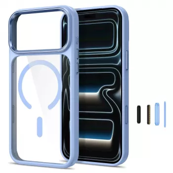 Tech-Protect Magmat MagSafe Clear Case για iPhone 17 Pro Max / 18 Pro Max - Ανοιχτό μπλε/Διαφανές