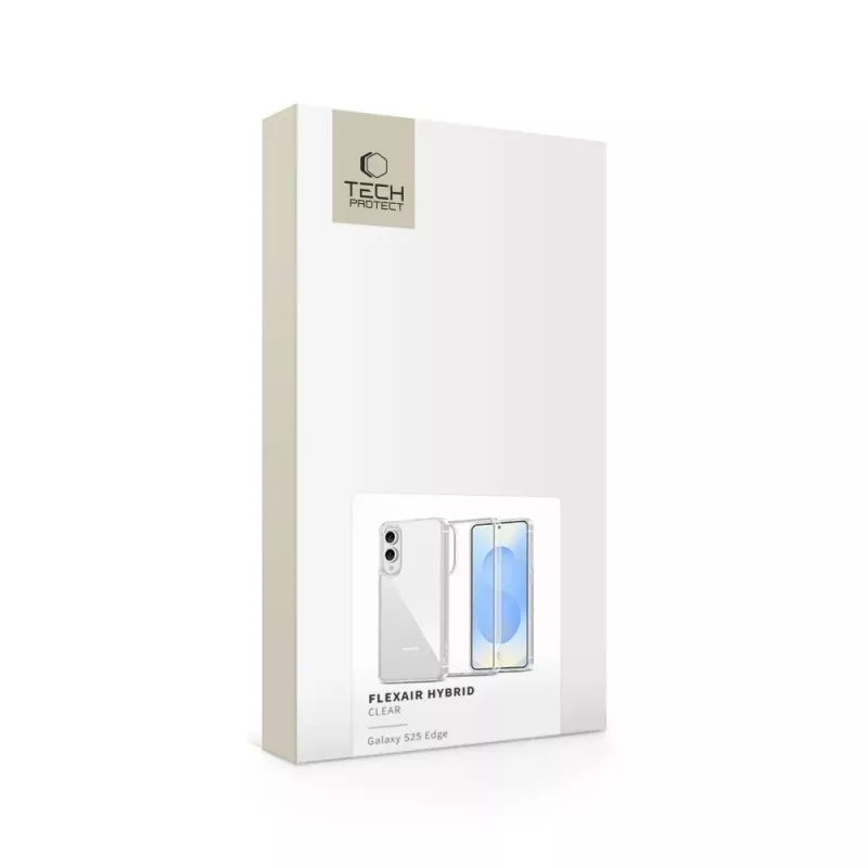 Tech-Protect Flexair Hybrid Θήκη για Samsung Galaxy S25 Edge - Διαφανές