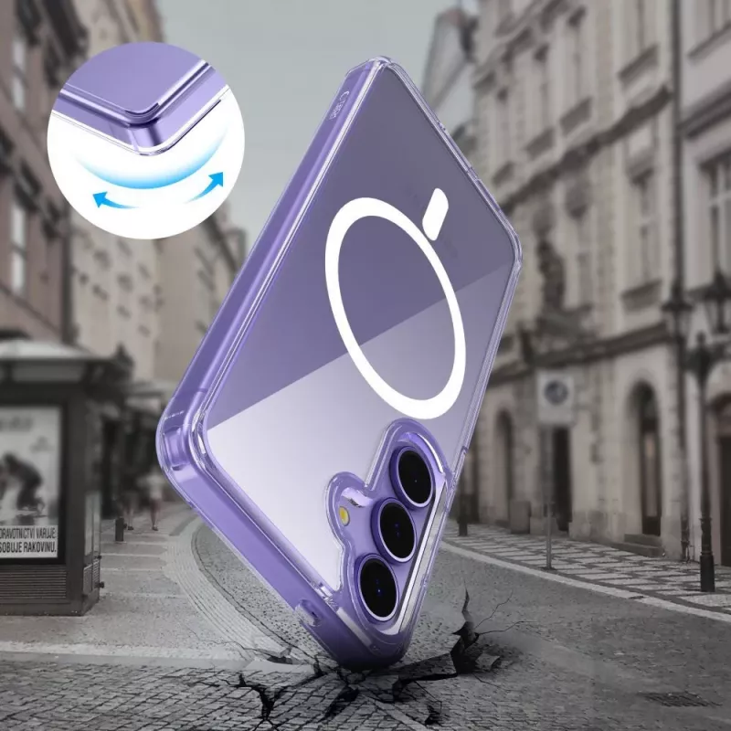 Tech-Protect Flexair Hybrid MagSafe Θήκη για Samsung Galaxy S25 Edge - Διαφανές