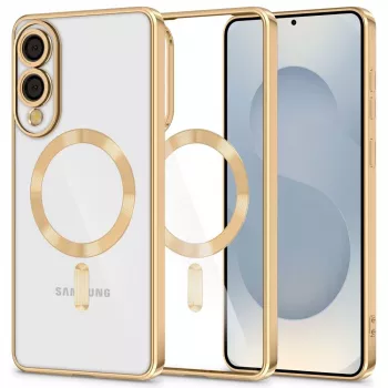 Tech-Protect Magflex MagSafe Θήκη Samsung Galaxy S25 Edge Shiny Gold