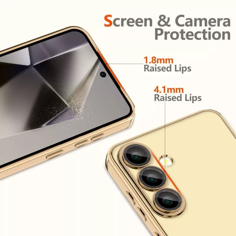 Tech-Protect Magflex MagSafe Θήκη Samsung Galaxy S25 Edge Shiny Gold