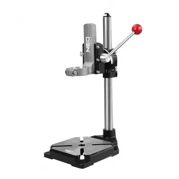 NEO TOOLS 56-655 Βάση επιτραπέζιου δράπανου με λαιμό σύσφιξης 43 mm, διαδρομή 60 mm, βάση από χυτοσίδηρο