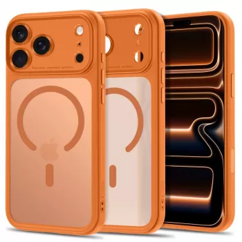 TECH-PROTECT MagPeak Θήκη MagSafe για iPhone 17 Pro Max / 18 Pro Max, Cosmic Orange ματ