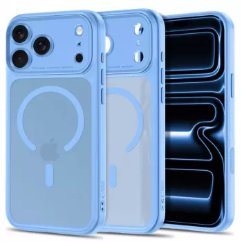 TECH-PROTECT MagPeak Θήκη MagSafe για Apple iPhone 17 Pro / 18 Pro, Ανοιχτό μπλε ματ