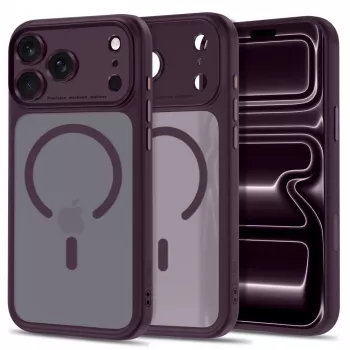 TECH-PROTECT MAGPEAK MAGSAFE CC iPhone 17 Pro / 18 Pro Ματ Dark Cherry