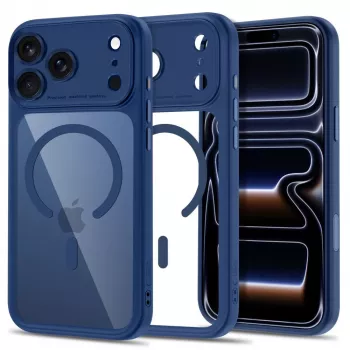 TECH-PROTECT MagPeak Διάφανη Θήκη MagSafe για iPhone 17 Pro Max / 18 Pro Max – Σκούρο μπλε