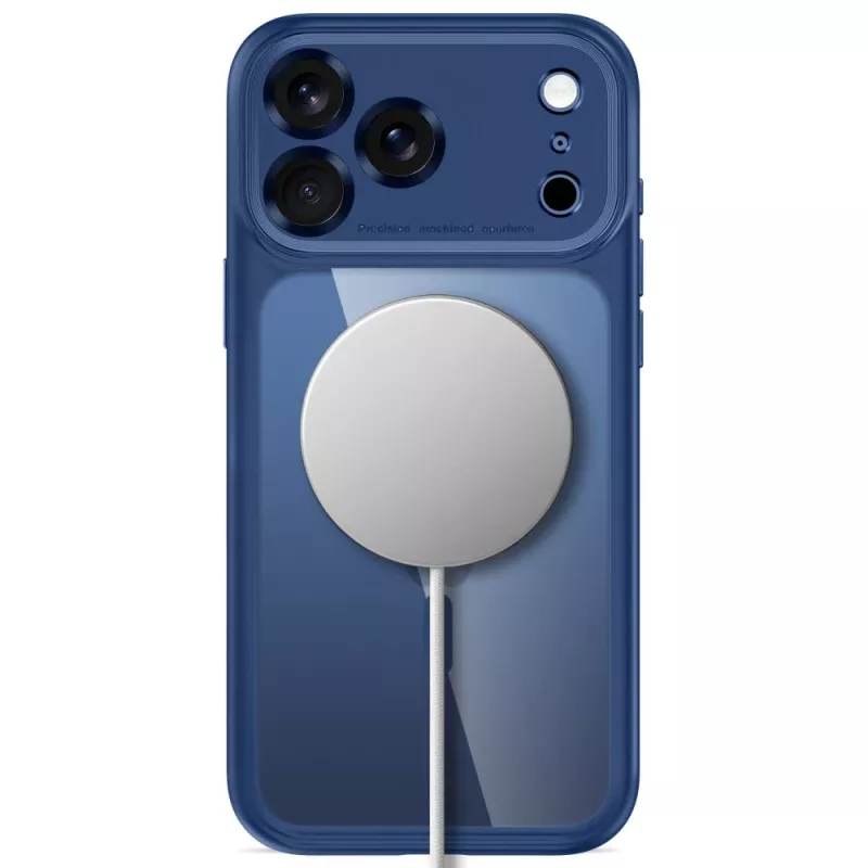 TECH-PROTECT MagPeak Διάφανη Θήκη MagSafe για iPhone 17 Pro Max / 18 Pro Max – Σκούρο μπλε