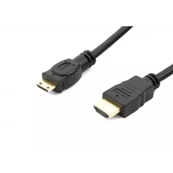Accura Καλώδιο HDMI σε Mini HDMI 1,8m 4K High Speed με Ethernet μαύρο