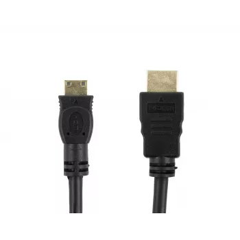 Accura Καλώδιο HDMI σε Mini HDMI 1,8m 4K High Speed με Ethernet μαύρο
