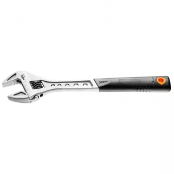 NEO TOOLS Ρυθμιζόμενο κλειδί 300 mm, άνοιγμα 0-38 mm, χάλυβας χρωμίου-βαναδίου, DIN 3117