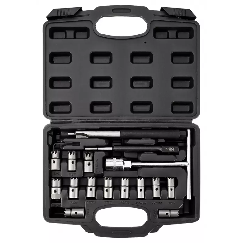 NEO TOOLS 11-885 κόφτης καθαρισμού έδρας μπεκ - σετ 17 τεμ.